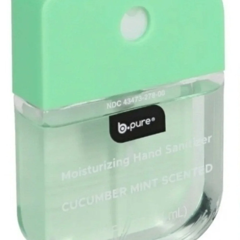 B.Pure Cucumber Mint Hand Sanitizer 1.5oz Travel Size Moisturizing Bundle & Save
